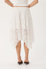 AFENDS NATALIA - LACE HANDKERCHIEF SKIRT - WHITE