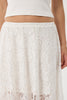 AFENDS NATALIA - LACE HANDKERCHIEF SKIRT - WHITE