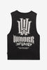 WNDRR Tagged Muscle Tank Black front (placeholder)