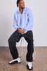 WNDRR Studios L/S Shirt - White/Blue model