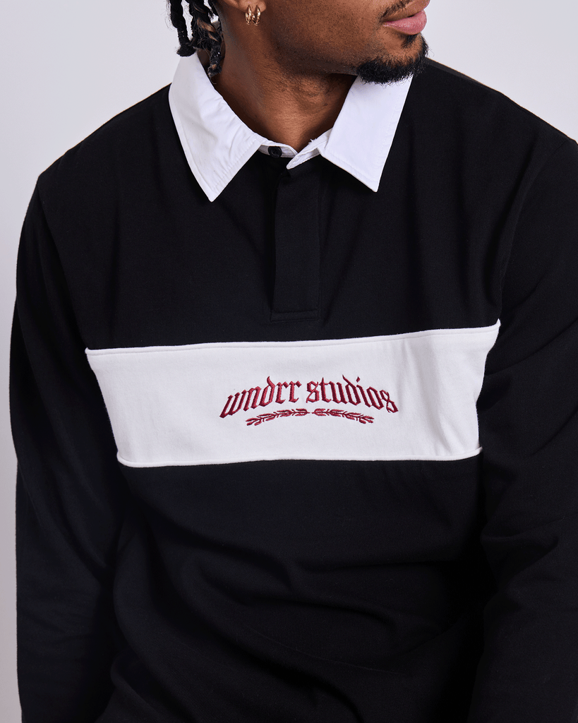 WNDRR Karnage Rugby Polo - Black model