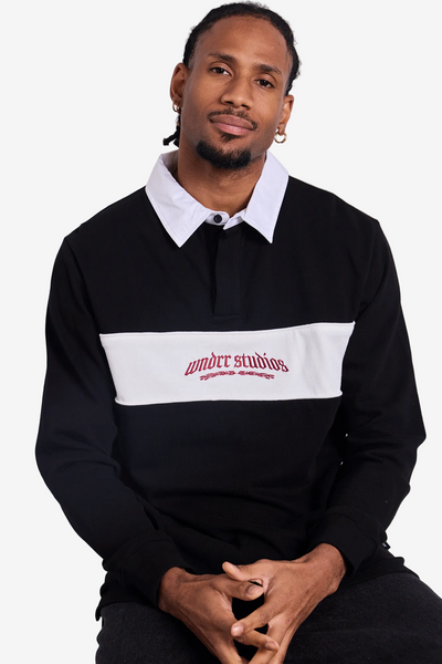 WNDRR Karnage Rugby Polo - Black model