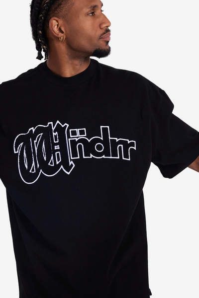 WNDRR United Heavy Weight Tee - Black model