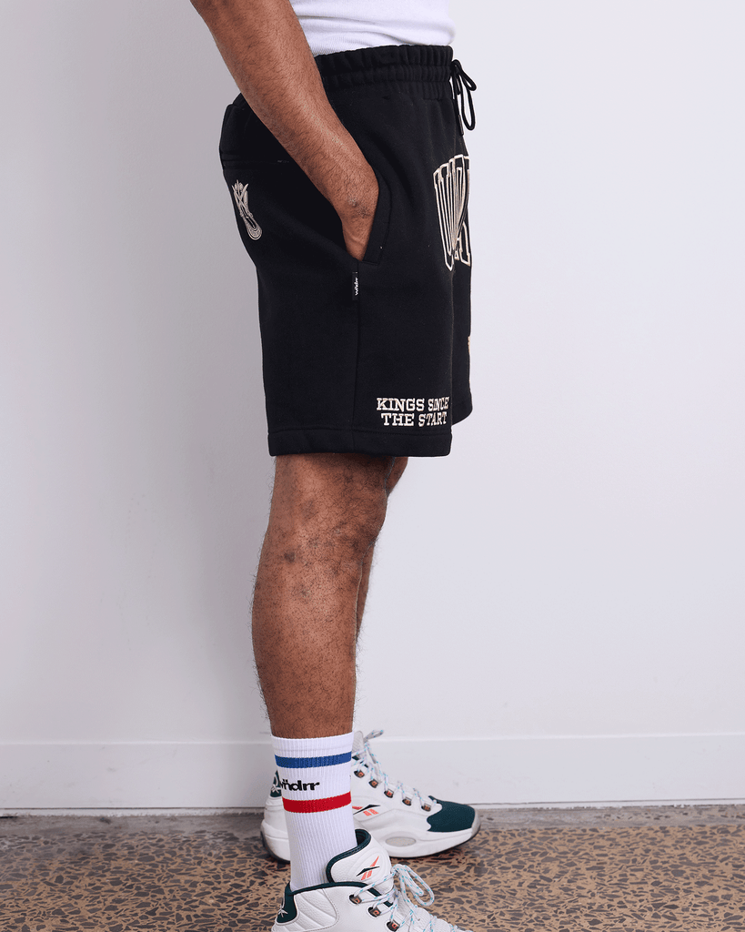 WNDRR Riot Tech Trackshort - Black model