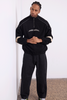 WNDRR HAVOK 1/4 ZIP POLAR FLEECE - BLACK