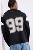 WNDRR WAYNE HOCKEY JERSEY - BLACK/WHITE
