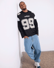 WNDRR WAYNE HOCKEY JERSEY - BLACK/WHITE