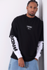 WNDRR SHODO LAYERED L/S TEE - BLACK