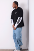 WNDRR SHODO LAYERED L/S TEE - BLACK