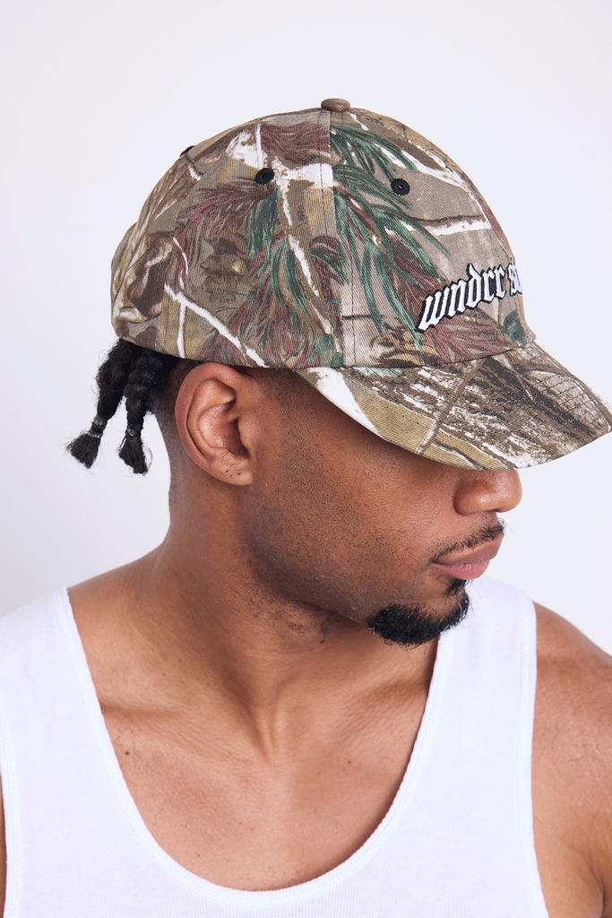 WNDRR Havok Field Cap - Camo, worn back