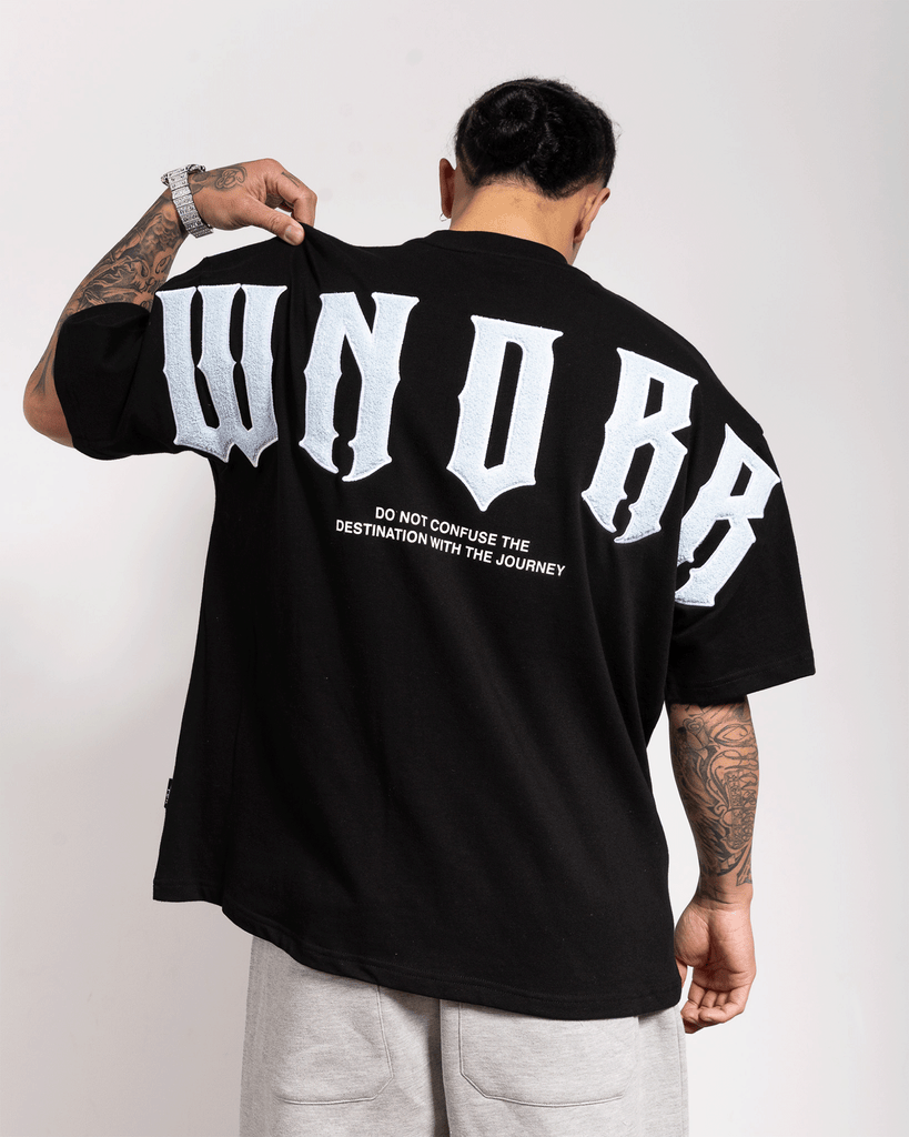 WNDRR Raider Heavy Weight Tee - Black