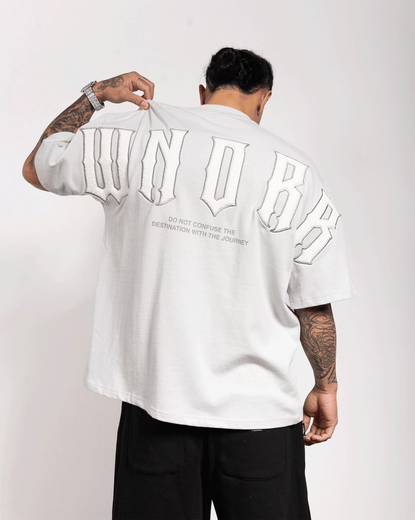 WNDRR Raider Heavy Weight Tee - Oyster
