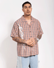 WNDRR Reaper Check S/S Shirt - Coral