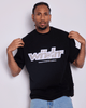 WNDRR Five Point Heavy Weight Tee Black on model