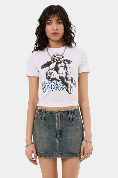 Mortality Slim Fit Tee - White