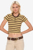 WORSHIP SUPPLIES Supernova Stripe Teeny Tee - Good Time Yellow