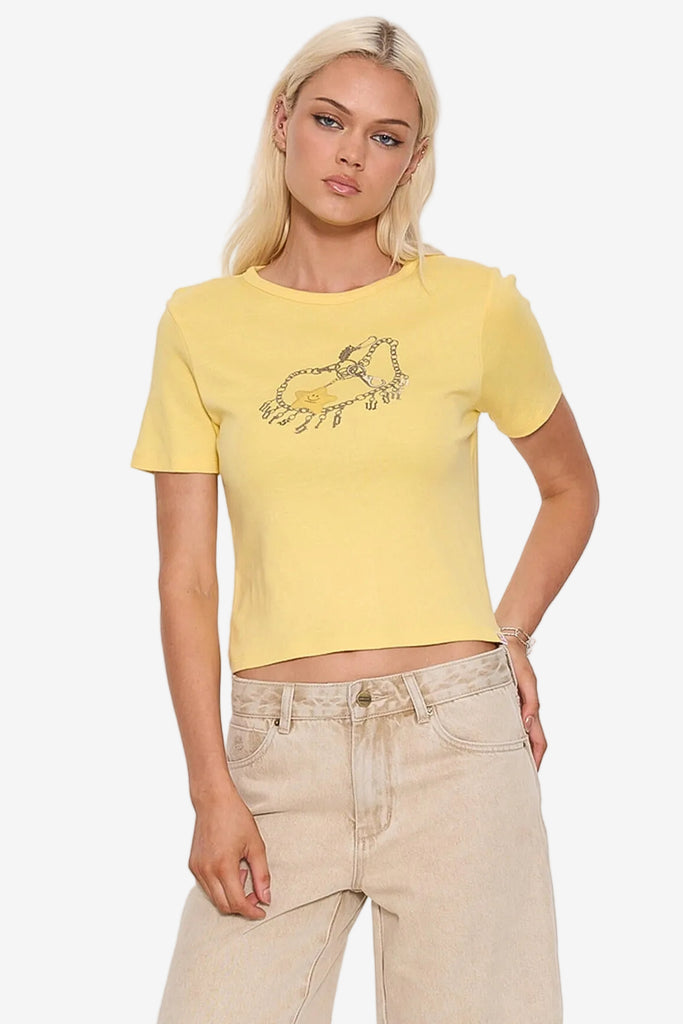WORSHIP SUPPLIES Supernova Day Fit Tee - Good Time Yellow