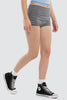 Worship Supplies Ophelia Stripe Ruched Booty Shorts - Magnet Stripe