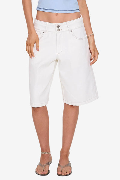 Worship Supplies 00s Big Baggy Short - Milk White