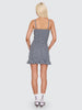 Worship Supplies Cherub Shirred Mini Dress - Blue Grey