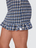 Worship Supplies Cherub Shirred Mini Dress - Blue Grey