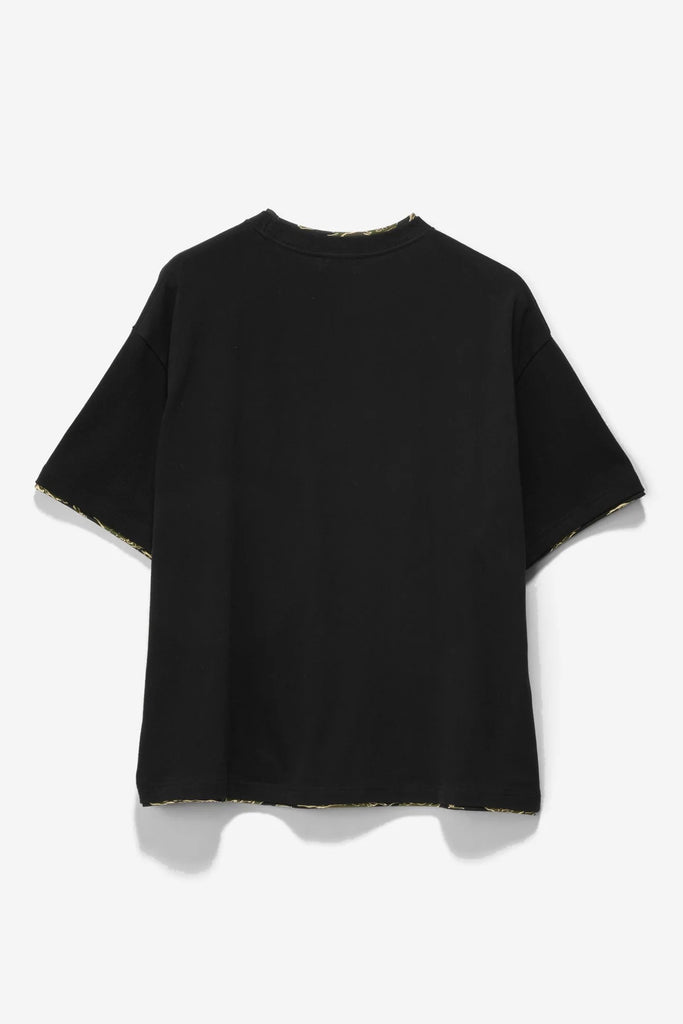 X-Large DOUBLE LAYER GORILLA FIT TEE - PIGMENT BLACK