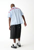 X-Large ESTABLISHED GORILLA FIT SHIRT - BLUE STRIPE