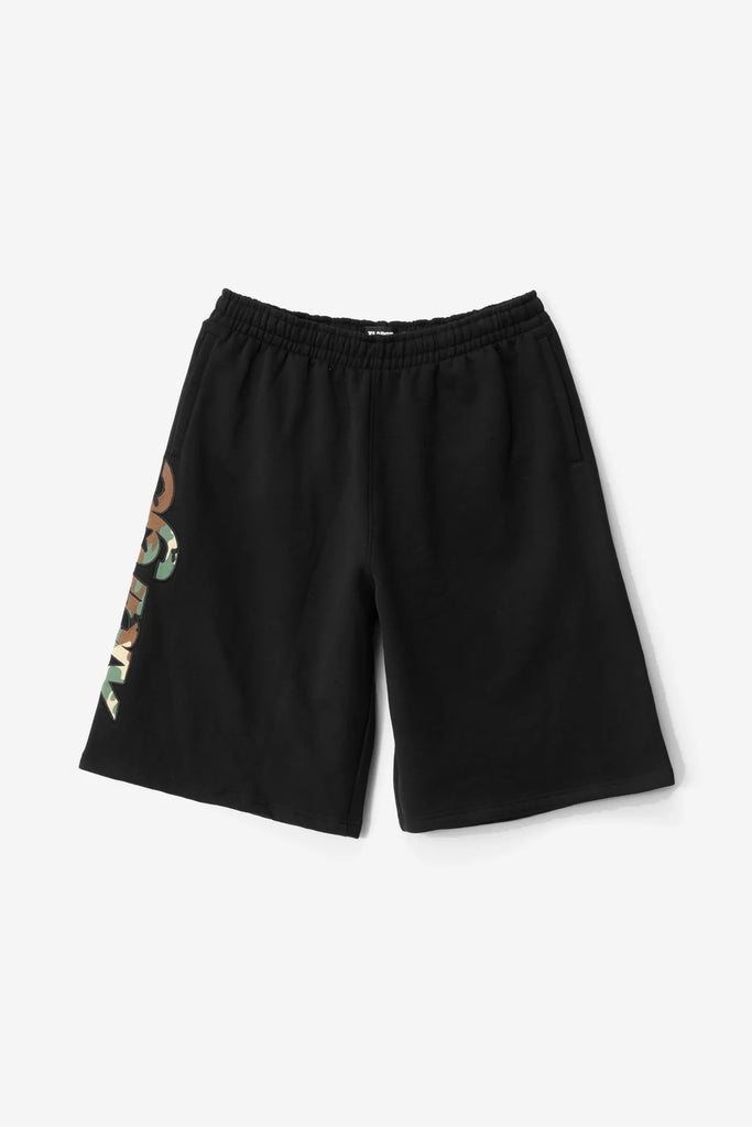 X-Large ITALIC STAR TRACKSHORT - BLACK