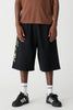 X-Large ITALIC STAR TRACKSHORT - BLACK