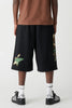 X-Large ITALIC STAR TRACKSHORT - BLACK