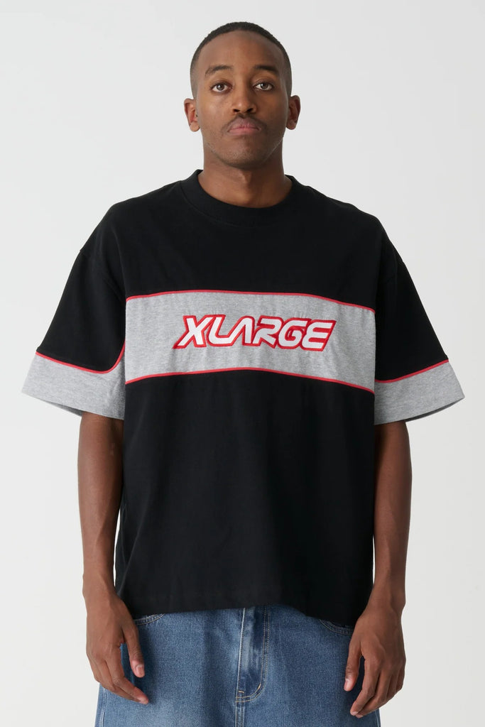 X-Large JUNGLE PANEL GORILLA FIT TEE - PIGMENT BLACK