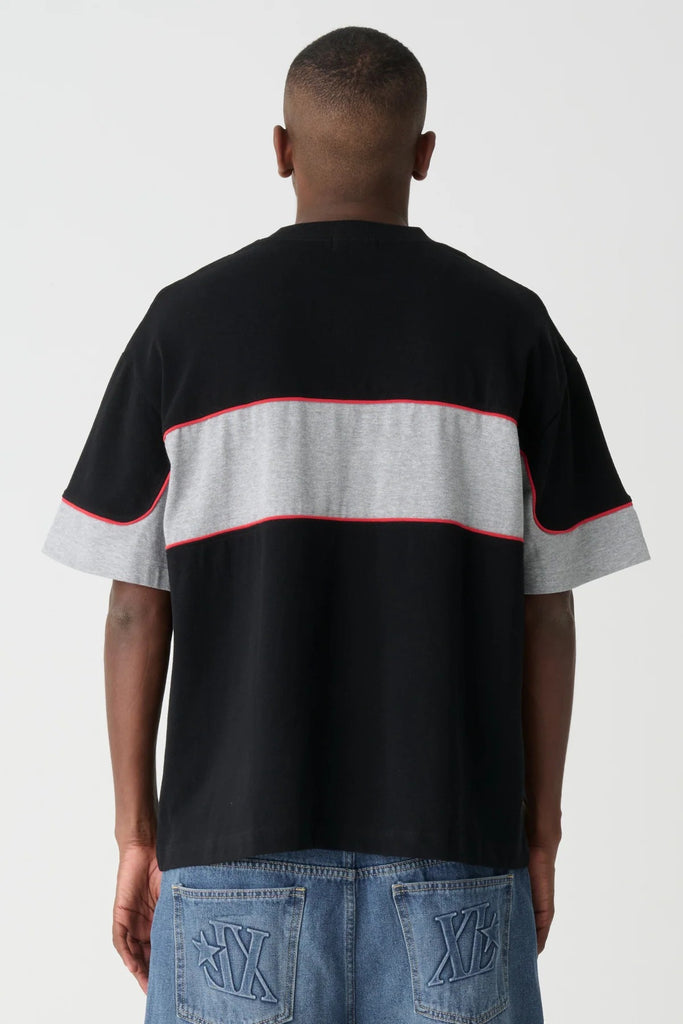 X-Large JUNGLE PANEL GORILLA FIT TEE - PIGMENT BLACK