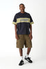 X-Large JUNGLE PANEL GORILLA FIT TEE - PIGMENT CAPTAIN NAVY