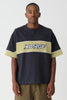 X-Large JUNGLE PANEL GORILLA FIT TEE - PIGMENT CAPTAIN NAVY