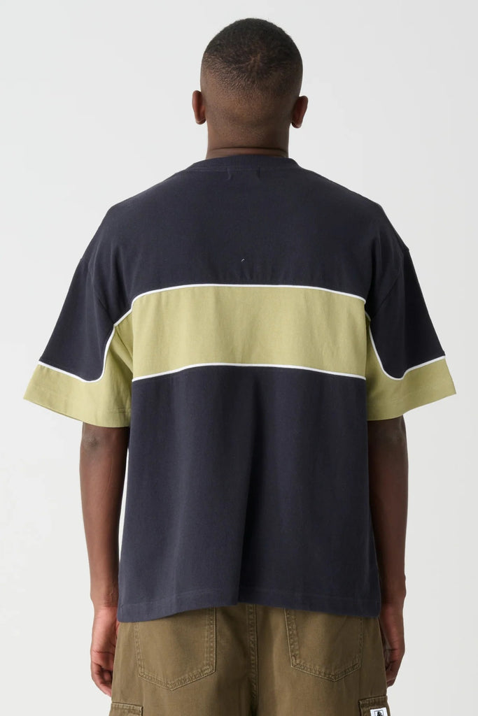 X-Large JUNGLE PANEL GORILLA FIT TEE - PIGMENT CAPTAIN NAVY