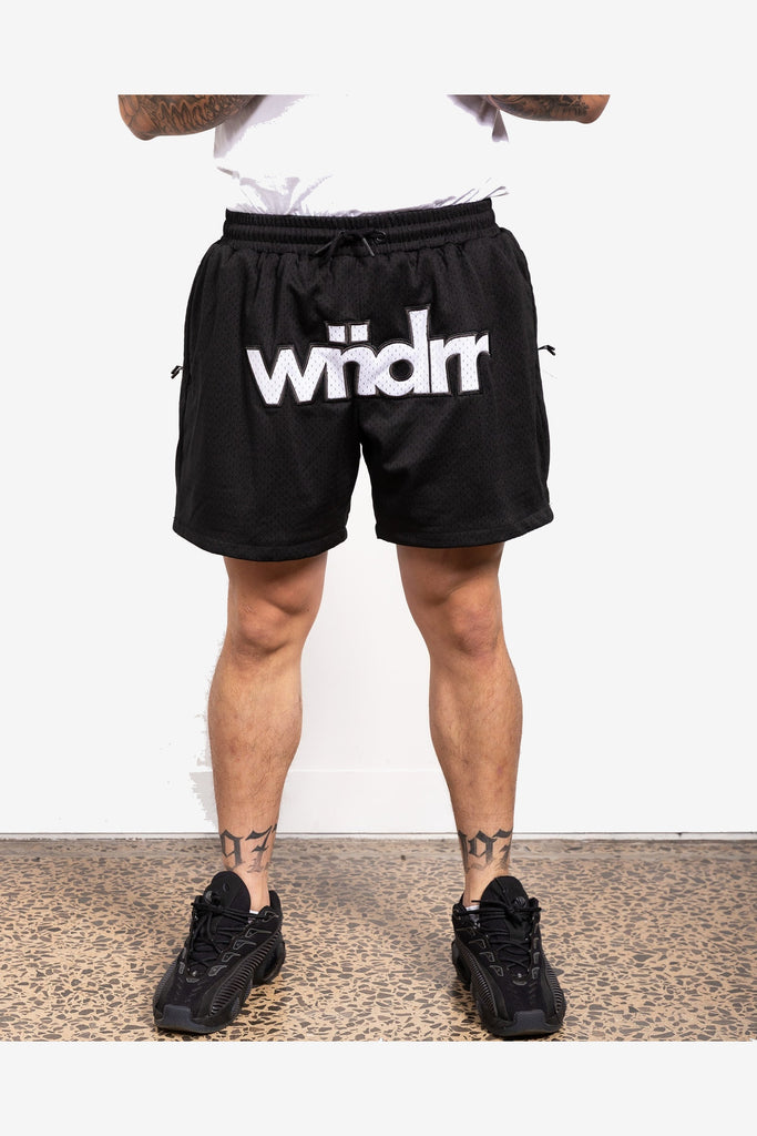 WNDRR Accent Mesh Short - Black