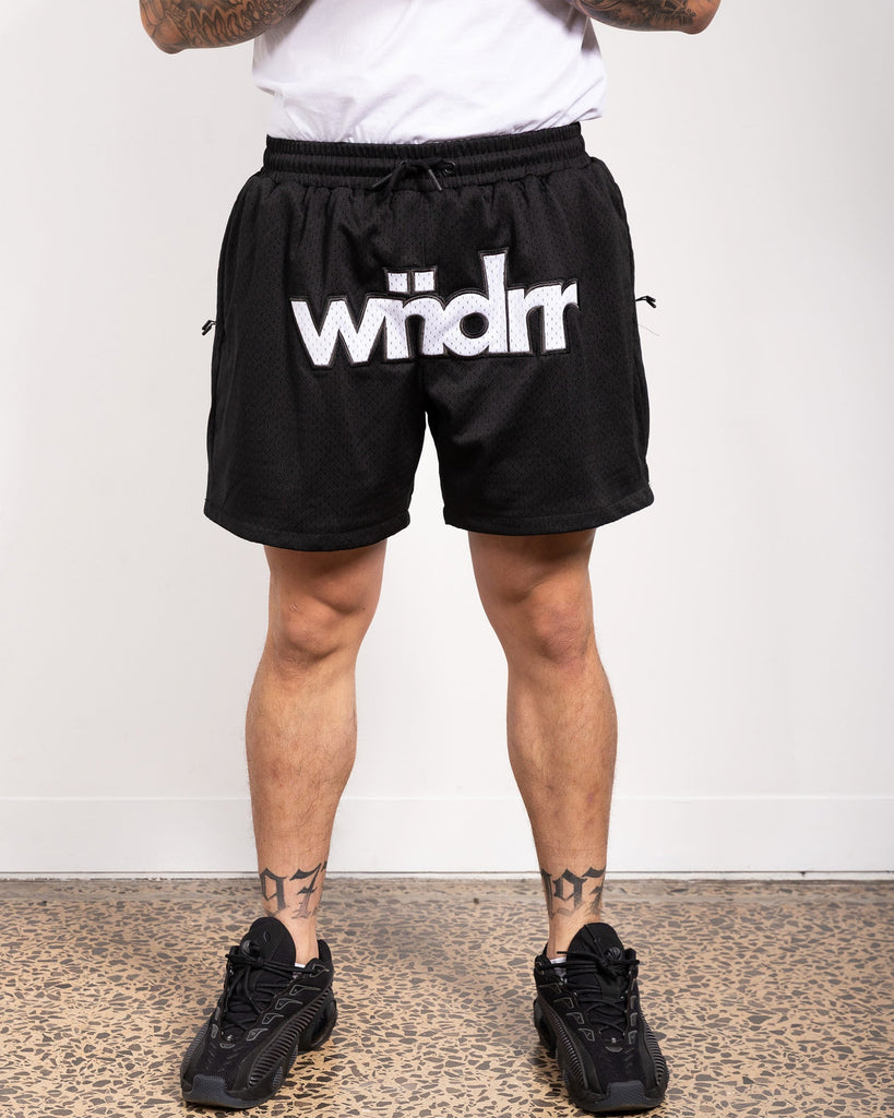 WNDRR Accent Mesh Short - Black