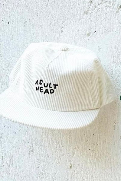 ADULT HEAD ADULT HEAD CAP - WHITE CORD
