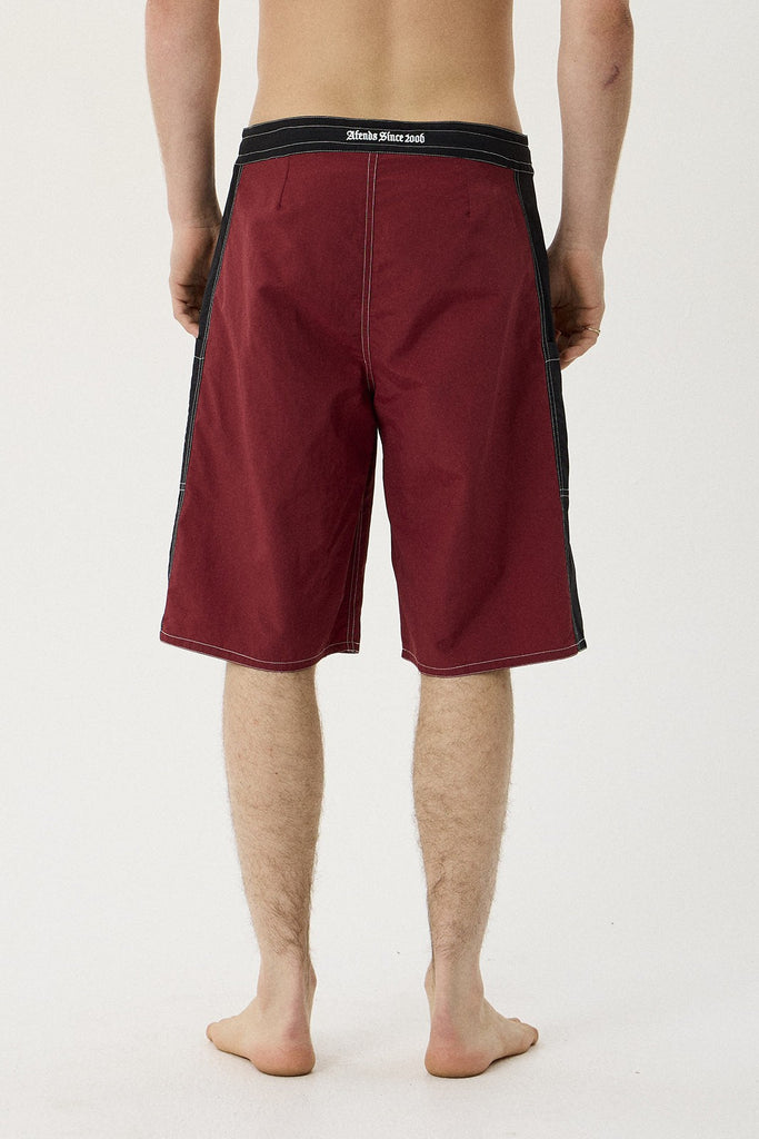 Afends Goddess - Surf Related V2 Boardshort 22" - Burgundy