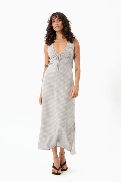 Afends Izzy - Maxi Dress - Silver Birch