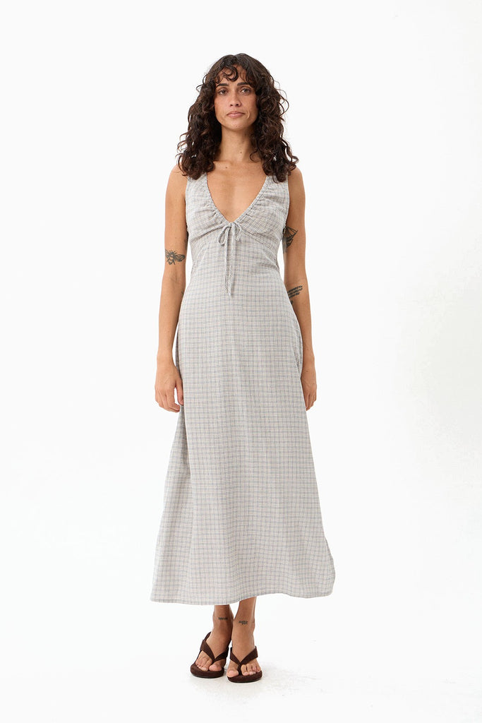 Afends Izzy - Maxi Dress - Silver Birch