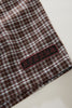 Afends Ninety Eight Leisure - Elastic Shorts 22" - Brown / Blue Check