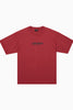 Afends Script - Boxy Tee - Vintage Cherry