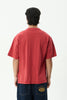 Afends Script - Boxy Tee - Vintage Cherry