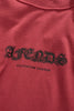 Afends Script - Boxy Tee - Vintage Cherry