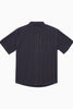 Afends Static - Short Sleeve Shirt - Black Stripe
