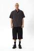 Afends Static - Short Sleeve Shirt - Black Stripe
