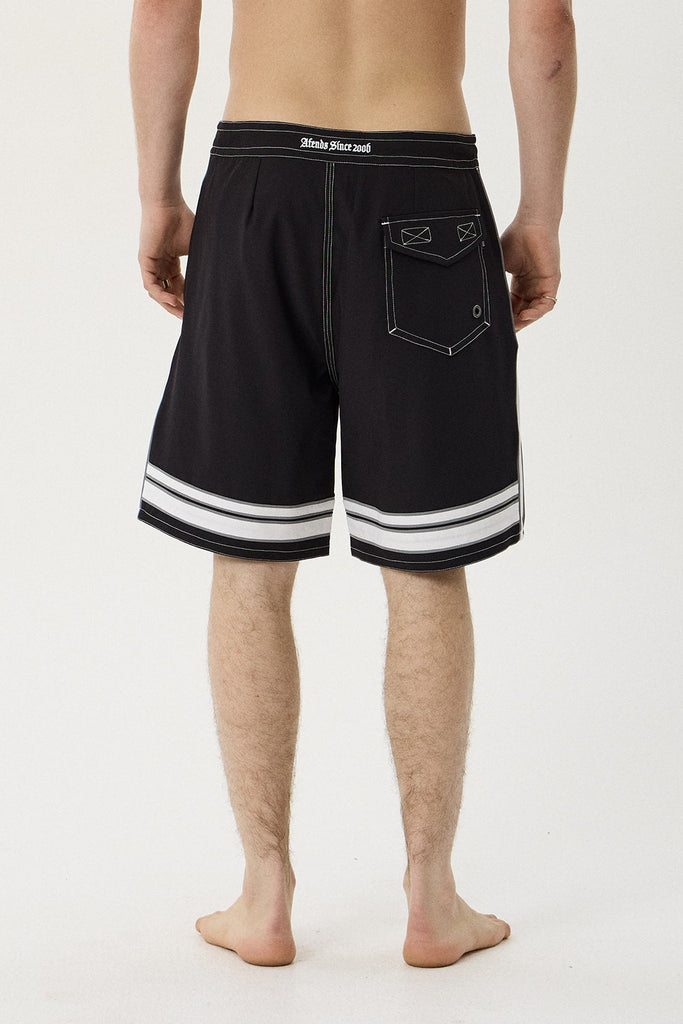 Afends The Pass - Surf Related V2 Boardshort 19" - Black
