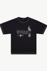 Afends Yang - Heavyweight Boxy Tee - Stone Black