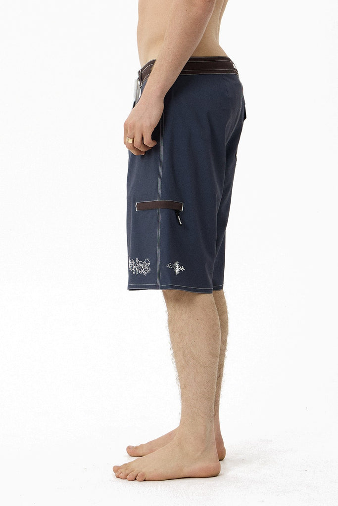 Afends Yang - Surf Related V2 Boardshort 21" - Charcoal